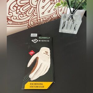 New Bionic Women's Ladies Left Hand RelaxGrip Leather Premium 2.0 Golf Glove